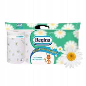 Papier toaletowy Regina Rumiankowy 3 warstwy 8 rolek